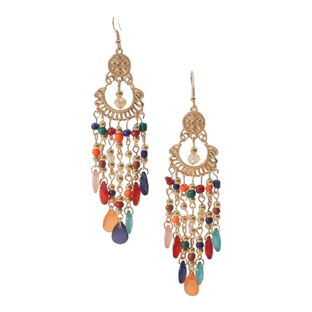 💖 Water Drop Tassel Earrings
